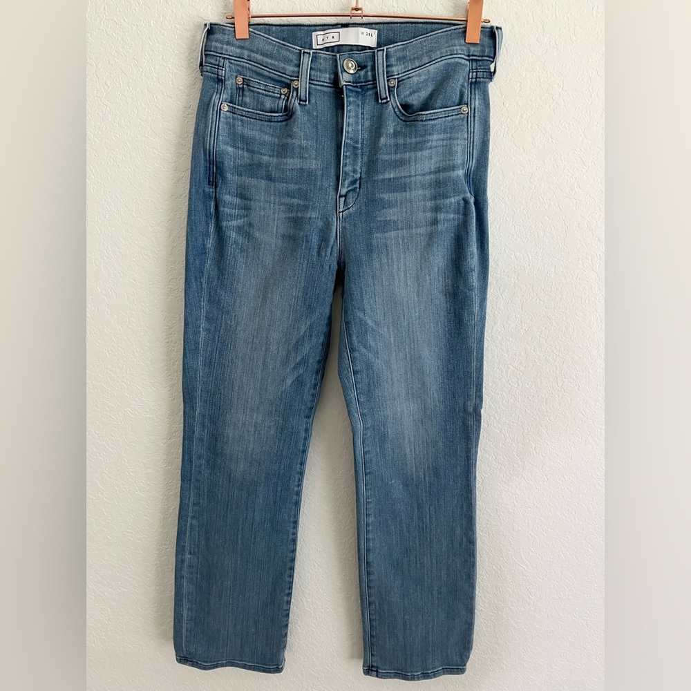 AYR The Pop Cropped Straight Leg Jeans Women’s Size 28 Long